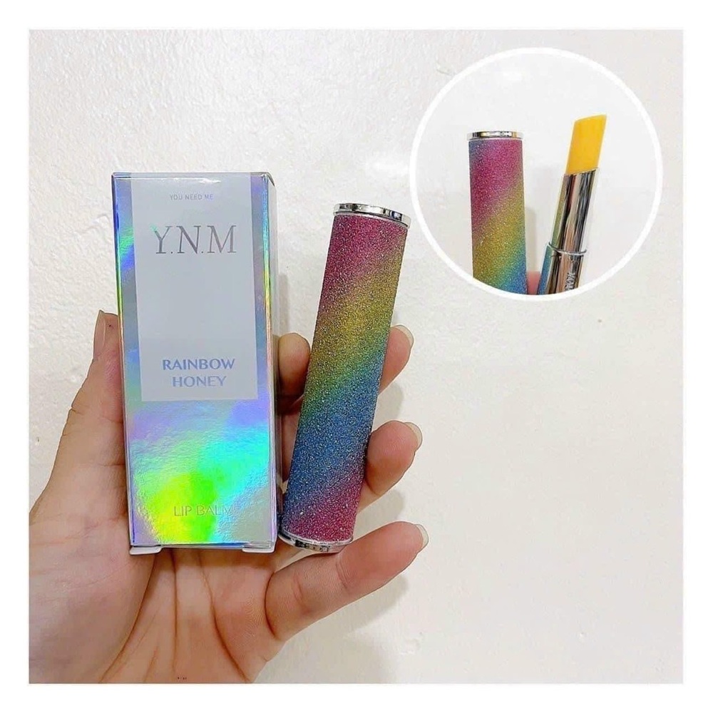 [YNM] You Need Me RAINBOW HONEY LIP BALM 3g - Moisturizing